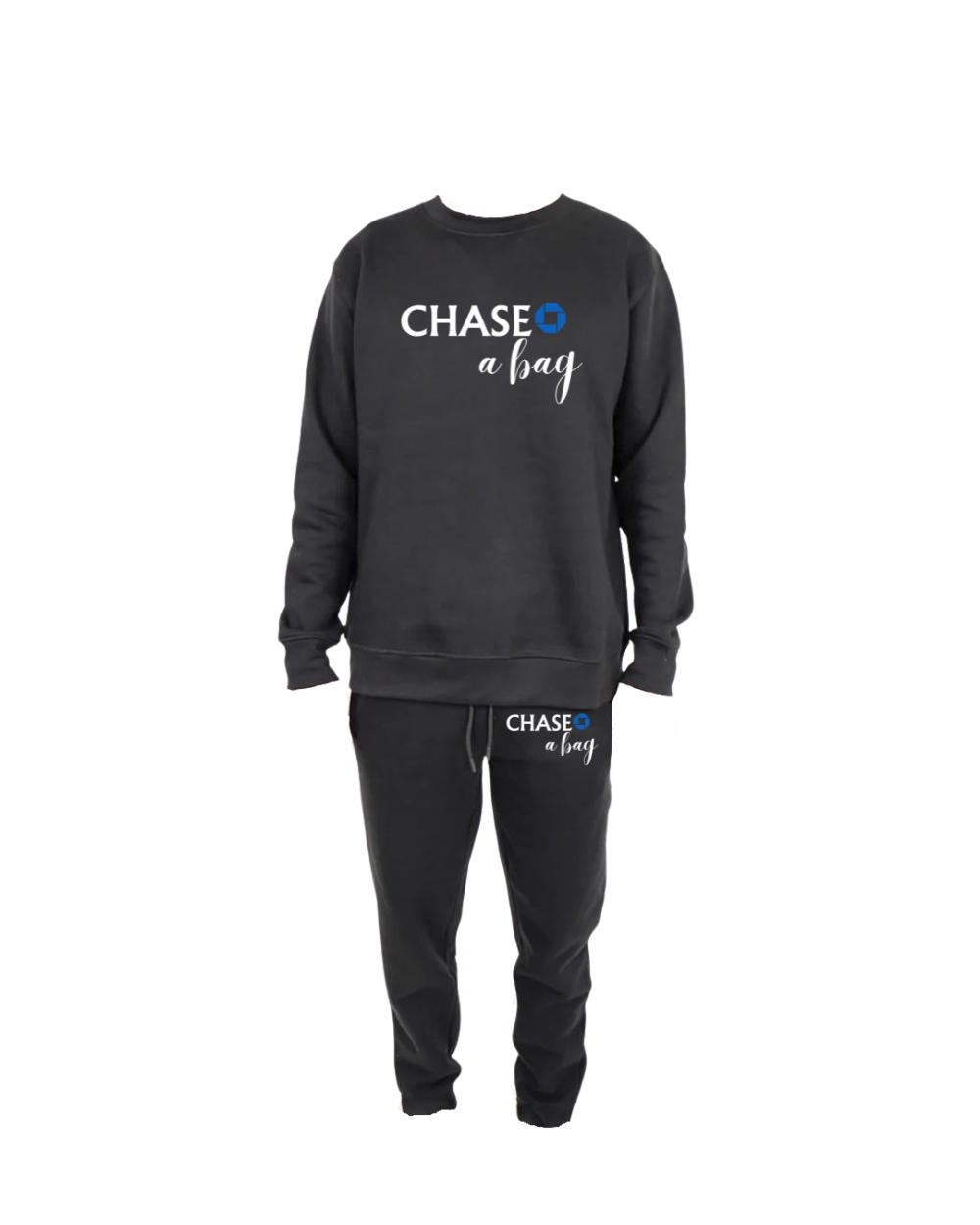 chase a bag crewneck set unisex